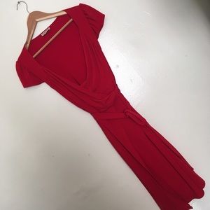 Gorgeous, Sexy Red Wrap Dress!